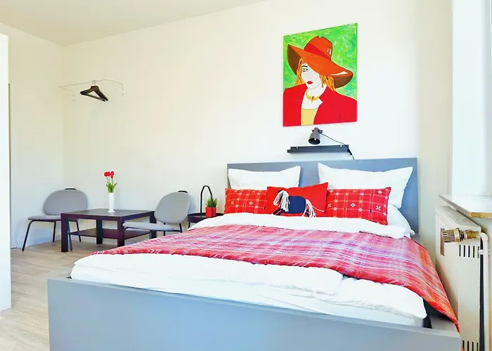 2-Z Apartment N5 Fuer 4 Pers, 2 Ez Und 1Db Top Lage, Naehe Hbf, Messe Dus クレーフェルトの写真