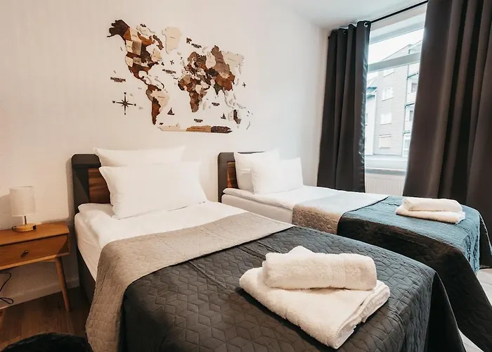 Фото Atlas Apartment 3 Oberhausen, 3 Zimmer, Naehe Bahnhof, Westfield Centro